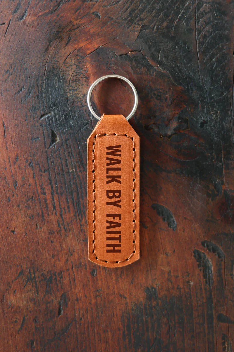 KeyChain-Leather-Walk By Faith-Jubilee