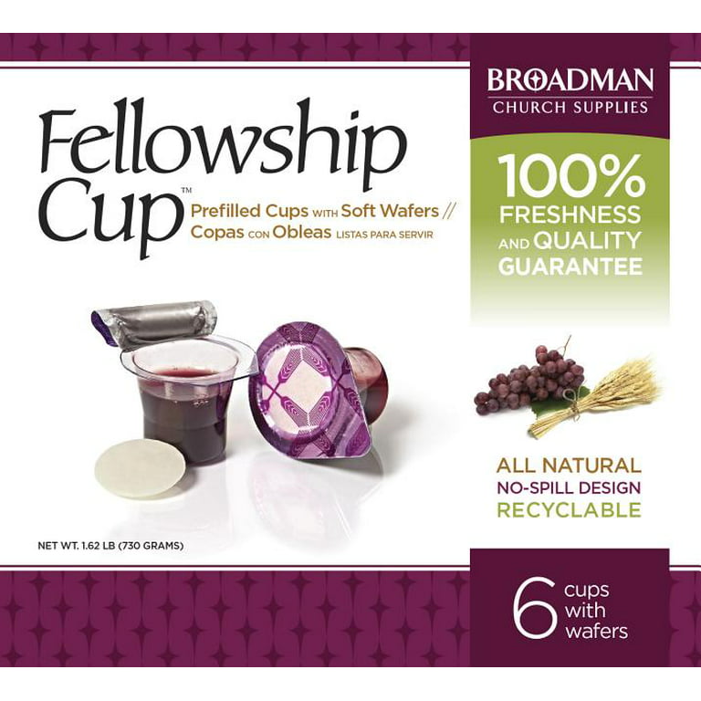 Communion-Fellowship Cup/Wafer-6ct