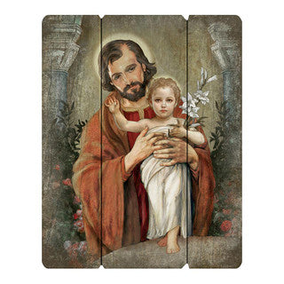 Plaque/St. Joseph/15"