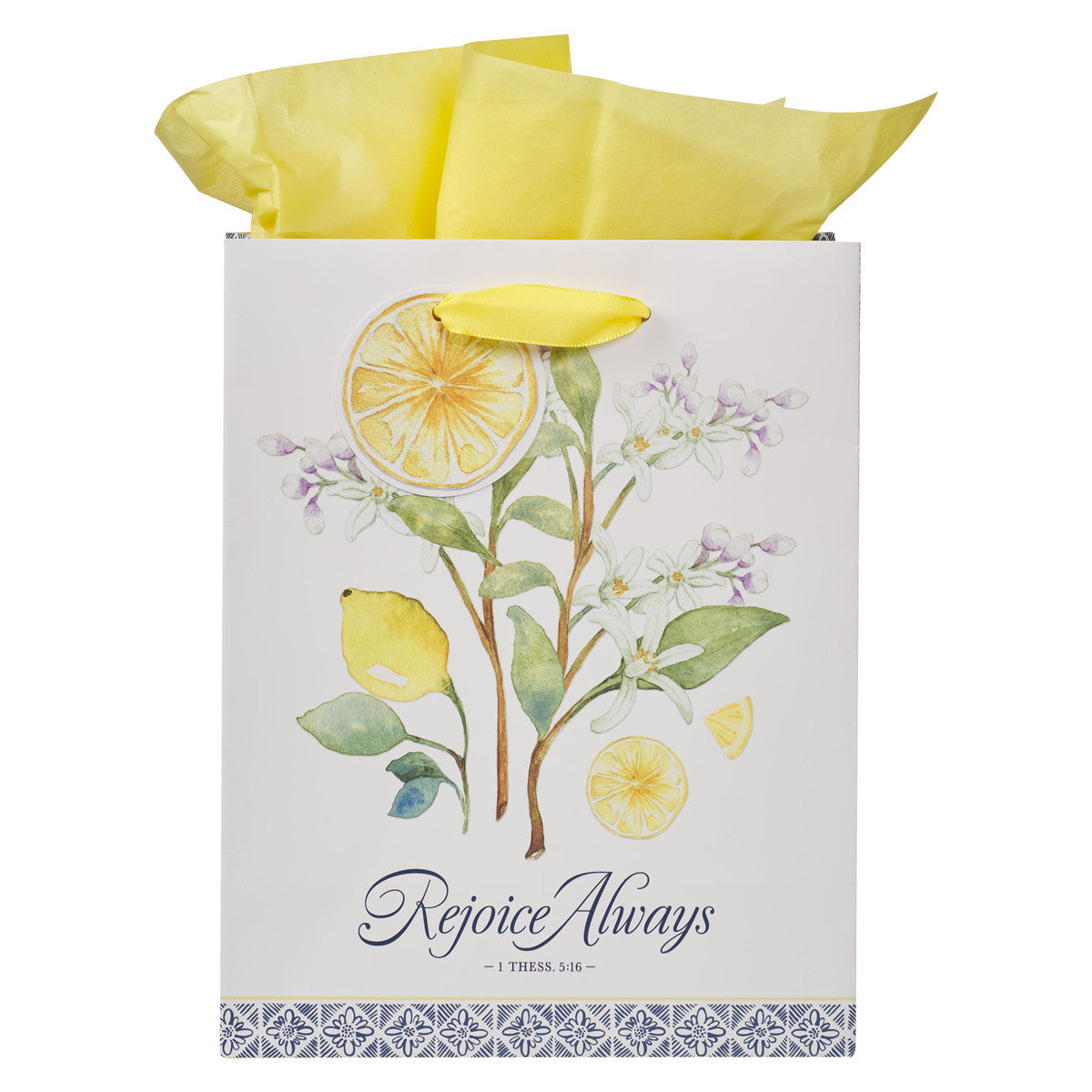 Gift Bag-MD-Rejoice Always-Lemon
