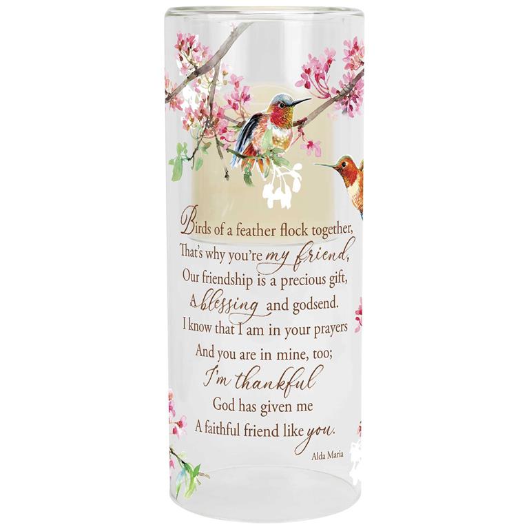 Candle Holder-Birds Of A Feather-LED