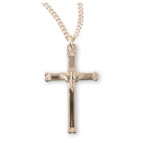 Necklace-Cross-Holy Spirit-16kt over SS-18"-GS192118