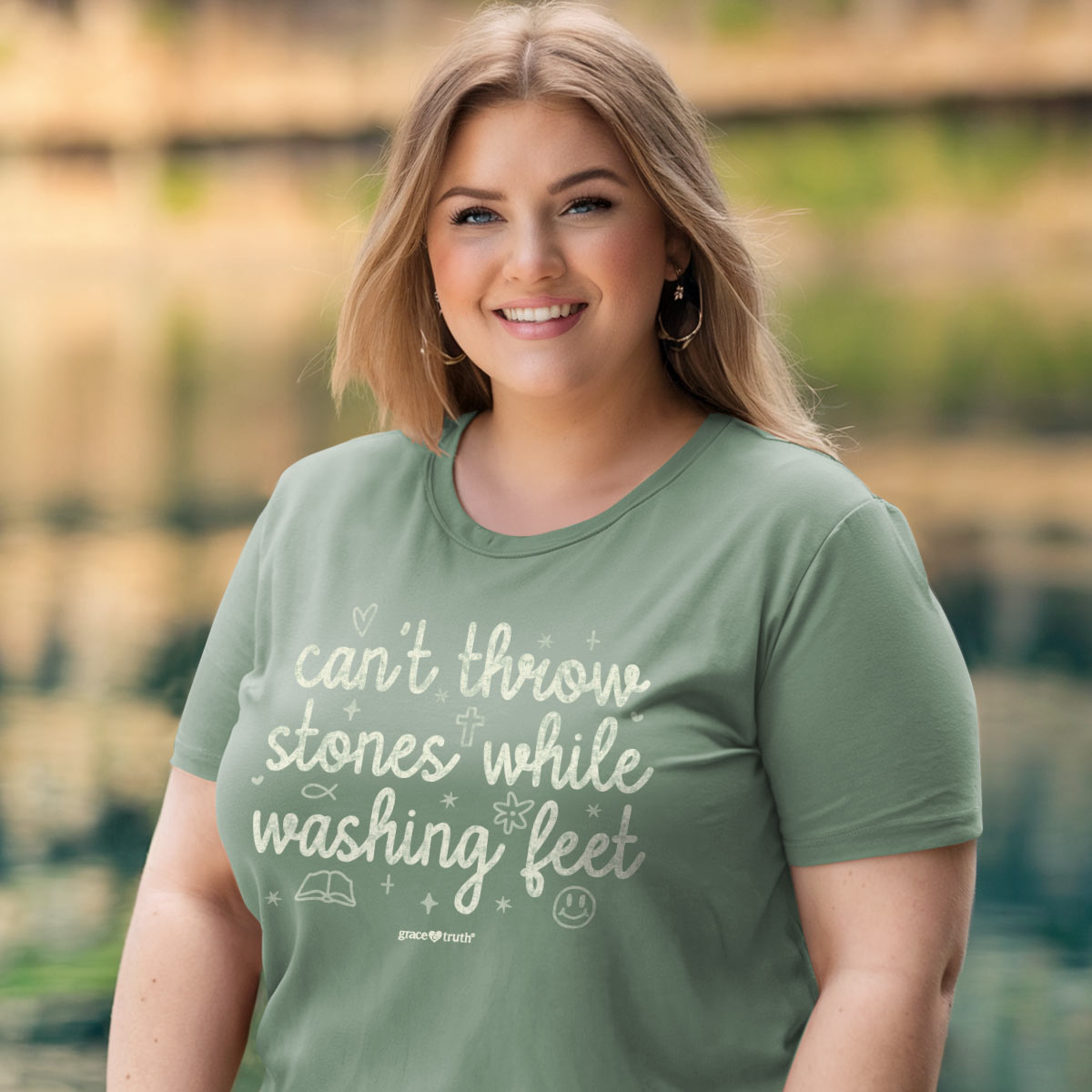 TShirt-Can't Throw Stones