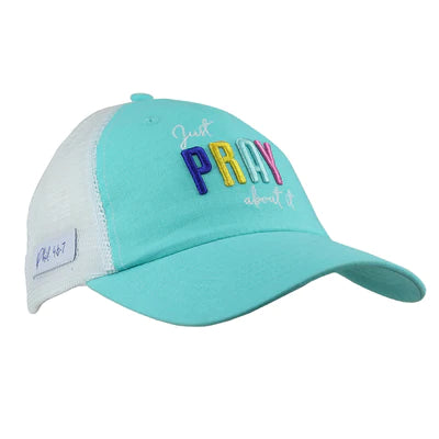 Cap-Blue-Just Pray About It
