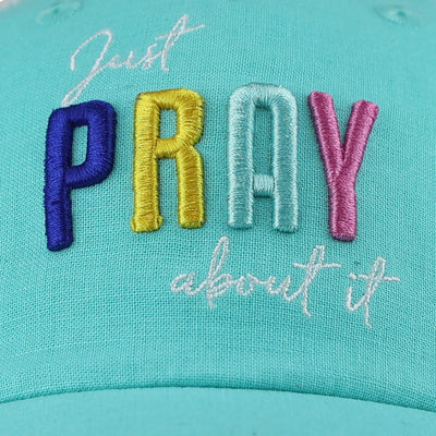 Cap-Blue-Just Pray About It
