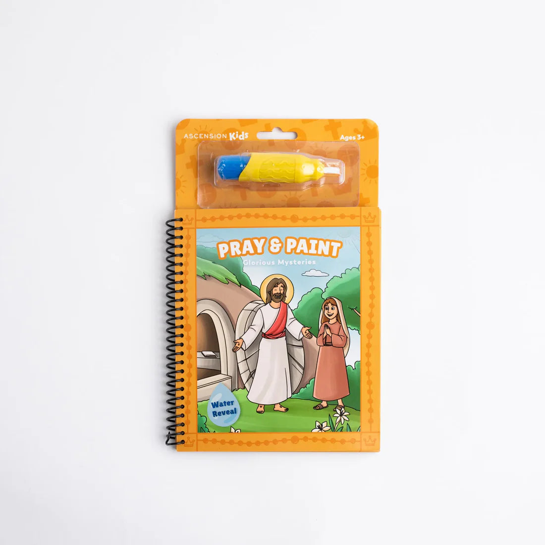 Book-Pray and Paint-Mystery Rosary Water-Glorious
