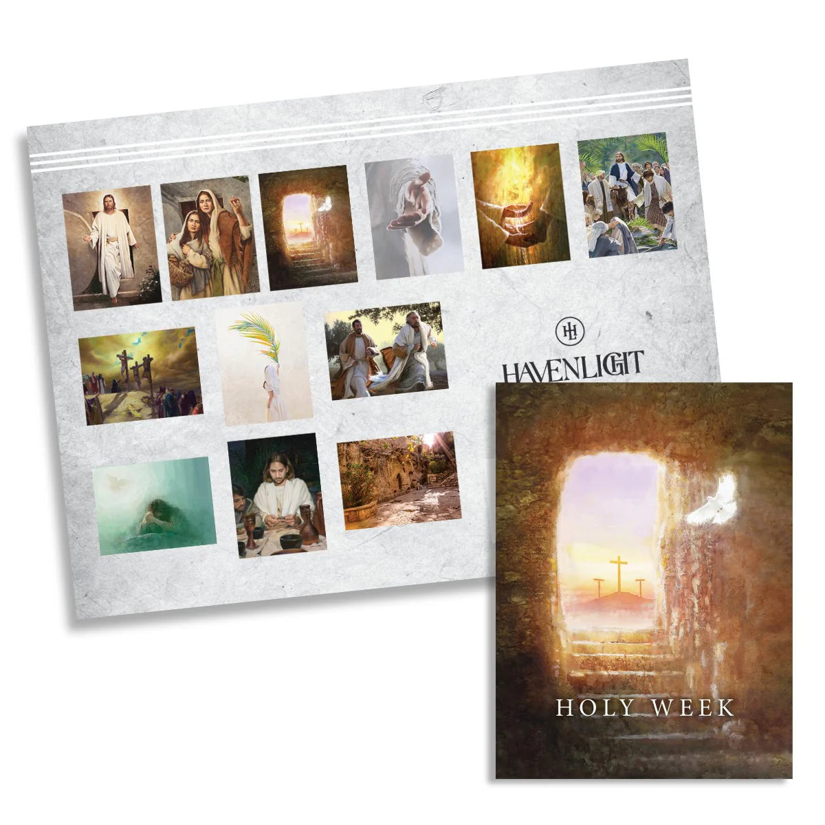 Prints-"Holy Week"-Mini Pack of 12 asst. Cards-HW1030023