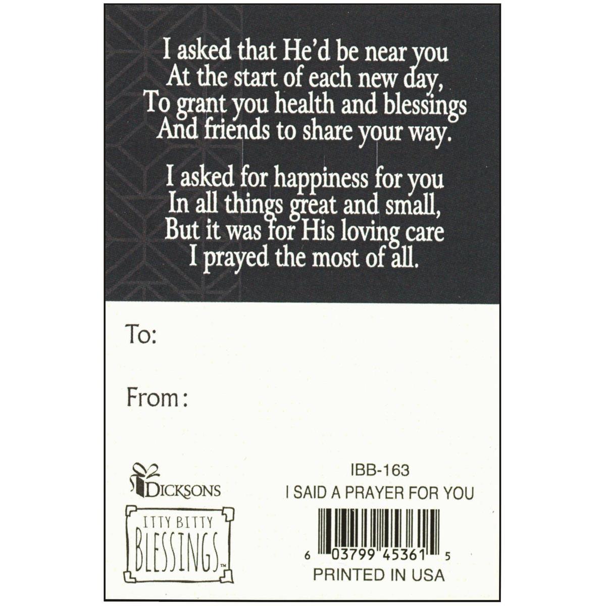BM-Pass It On-I Said A Prayer For You-IBB-163