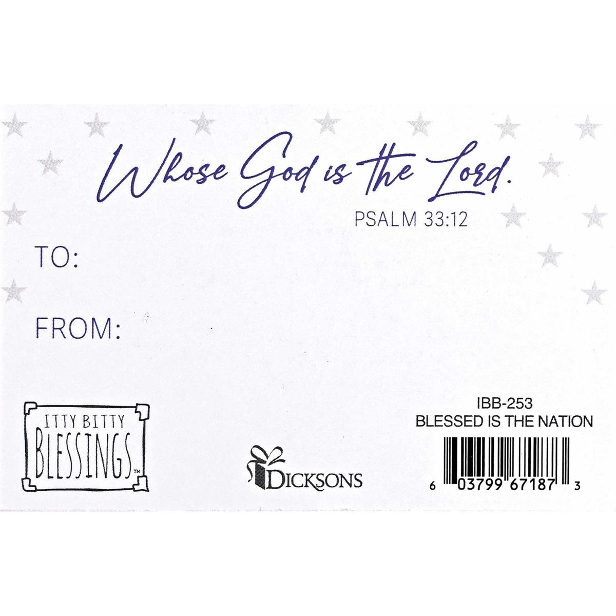 Pass It On-Psa 33:12-Blessed Is The Nation