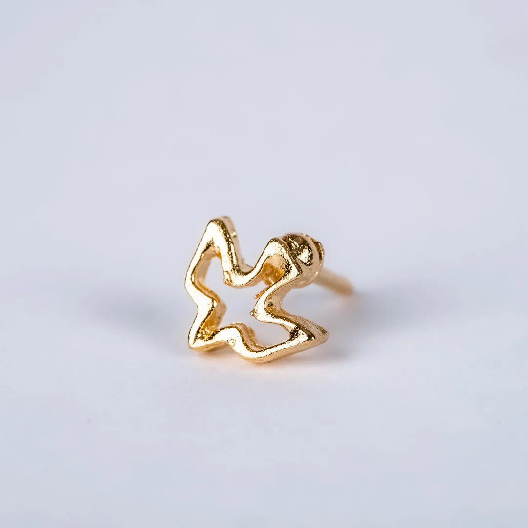 Lapel Pin-Gold-Open Dove-Small