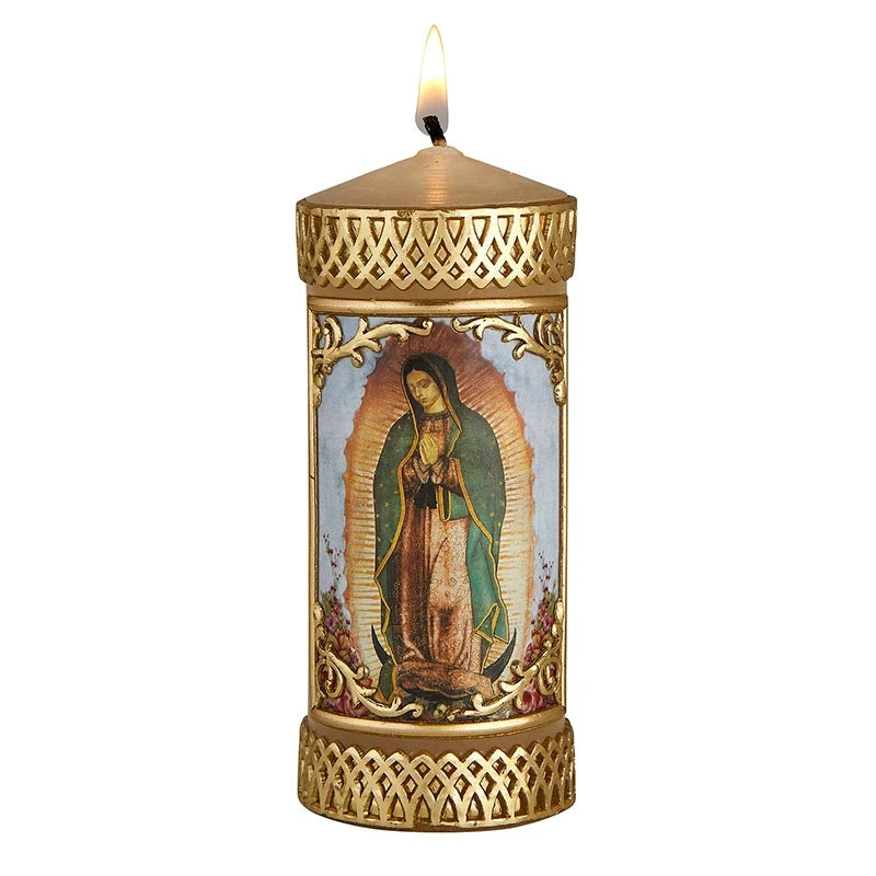 Candle-4.75"-Our Lady Of Guadalupe