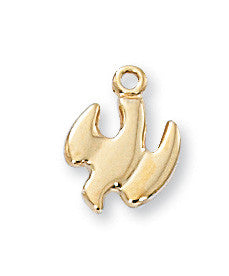 Necklace/G/SS/16"/Holy Spirit