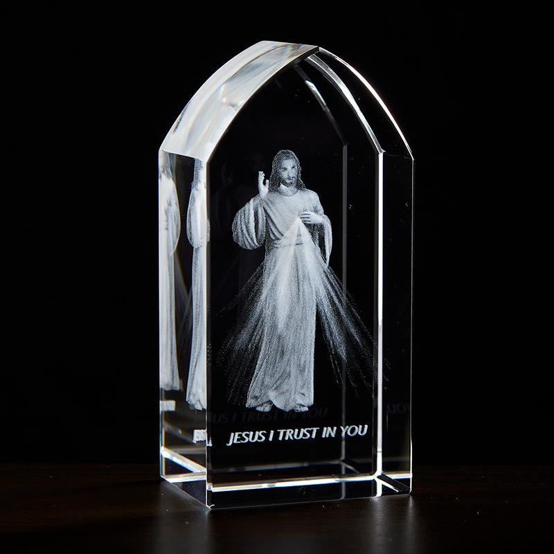 Glass/Divine Mercy/Etched