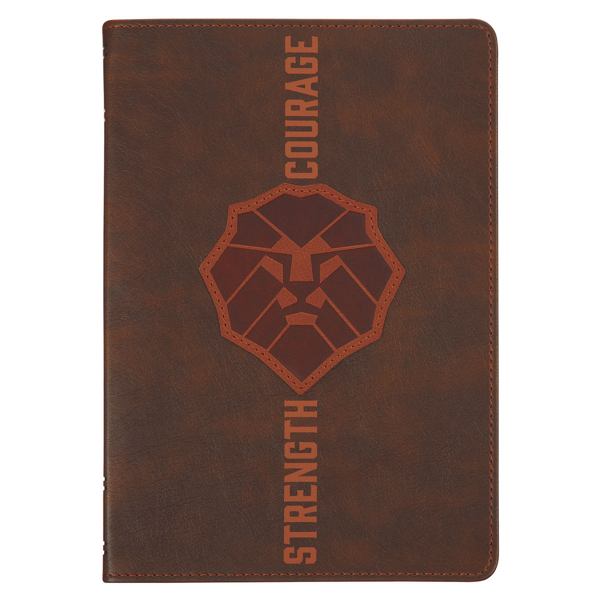 Journal-Lion Face-Faux Leather