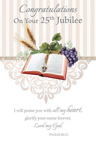 Card/25th Jubilee/Congrats