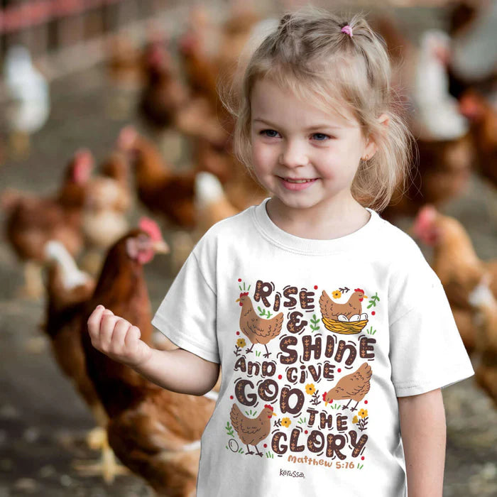 TShirt-Mat 5:16-Rise & Shine And Give God The Glory