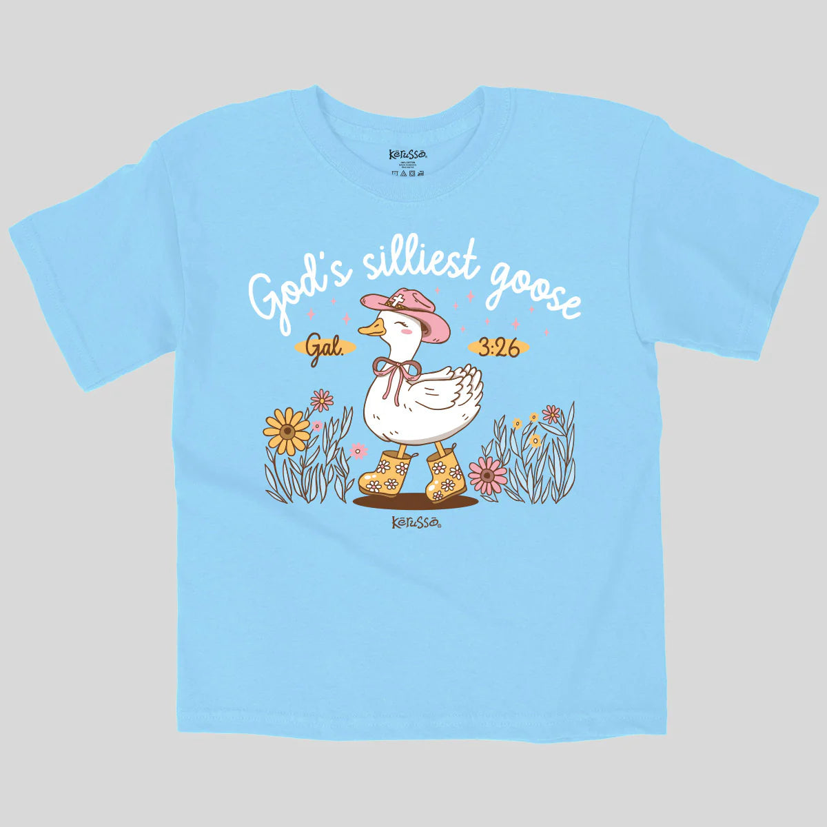 TShirt-Blue-Gal 3:26-God's Silliest Goose