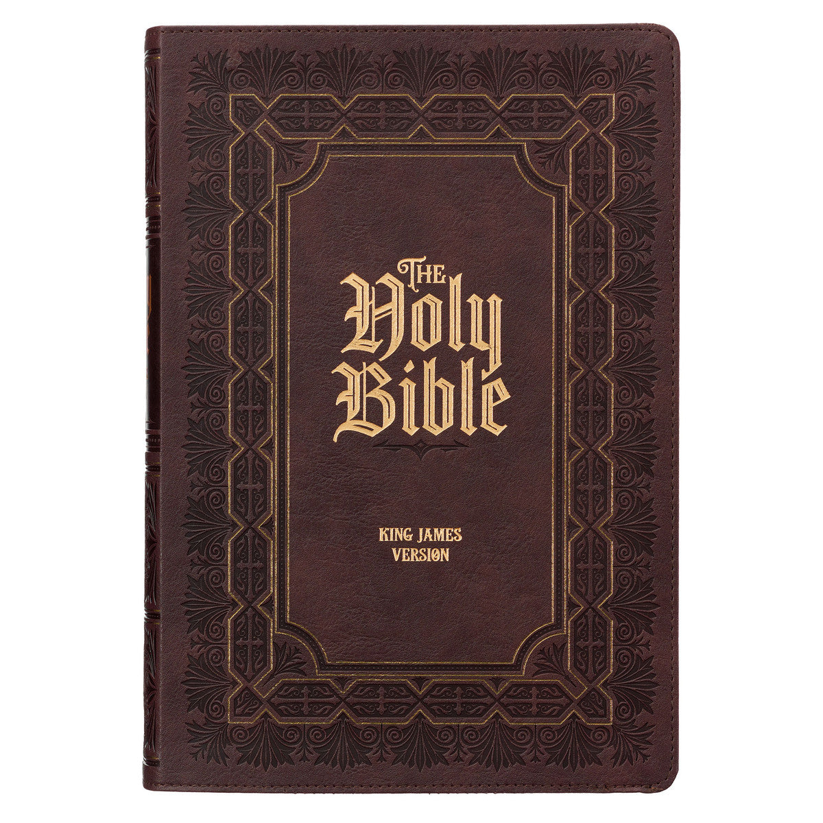 Bible-KJV-Study Bible-Brown-Indexed