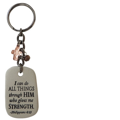 Key Ring-I can Do All Things-Tag