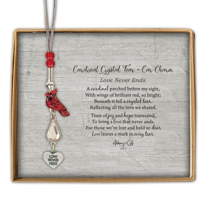 Car Charm-Love Never Ends-Cardinal