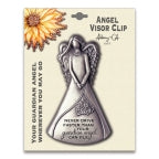 Visor Clip-Angel-Never Drive Faster-KVC276