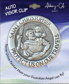 Visor Clip-St. Christopher-KVC282