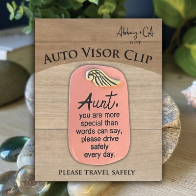 Visor Clip-Aunt-You are More Special than Words