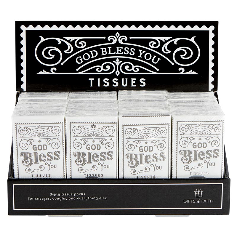 Tissues-God Bless You-Black/White