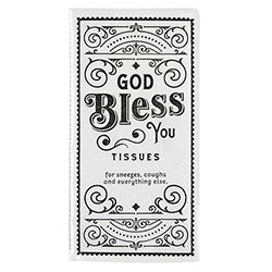 Tissues-God Bless You-Black/White