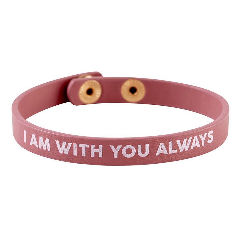 Bracelet/Snap/Pink/I Am With You