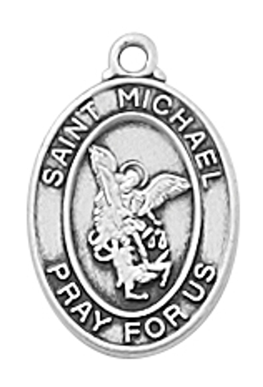 Necklace/SS/St. Michael/L741