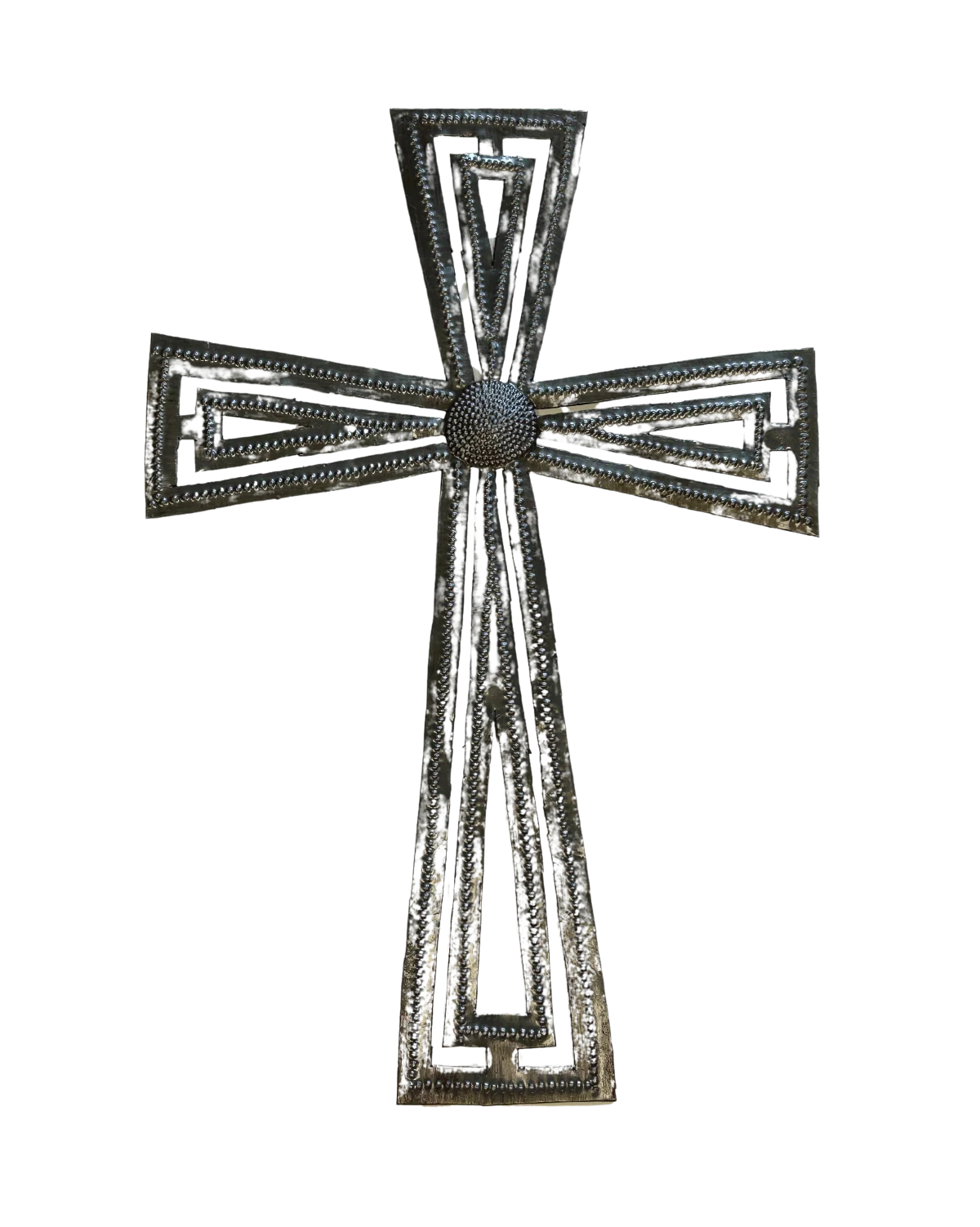 Cross-Wall-Metal-Decorative Art-9.5"w