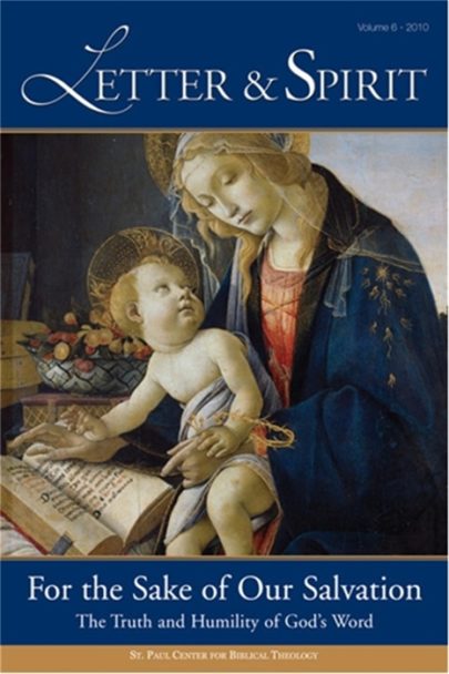 Book-Letters & Spirit-Vol 6-Editor Scott Hahn