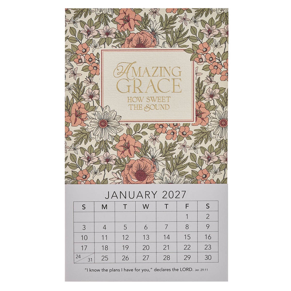Calendar-2027-Mini Magnetic-Amazing Grace