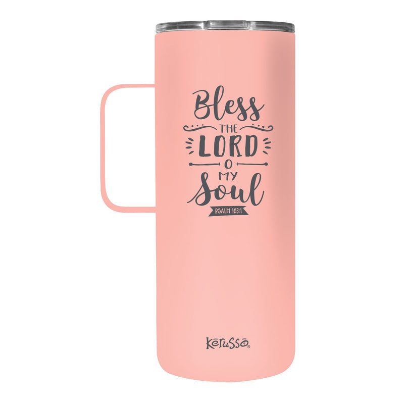 Mug/22oz/Peach/Psa 103:1/Bless The Lord