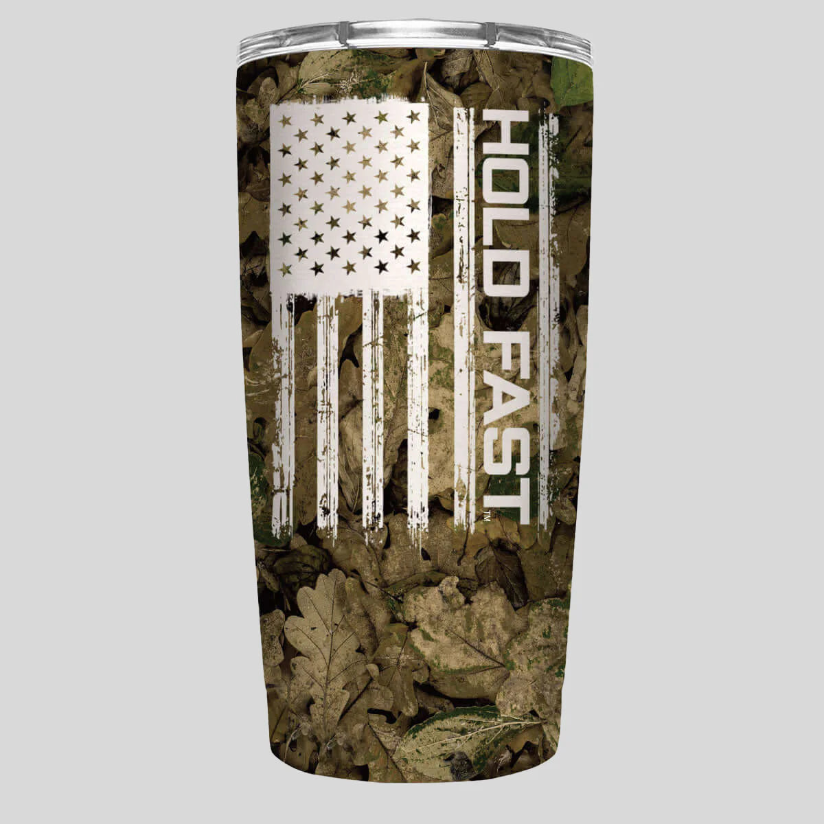 TravelMug/HuntingCamoFlag/20oz