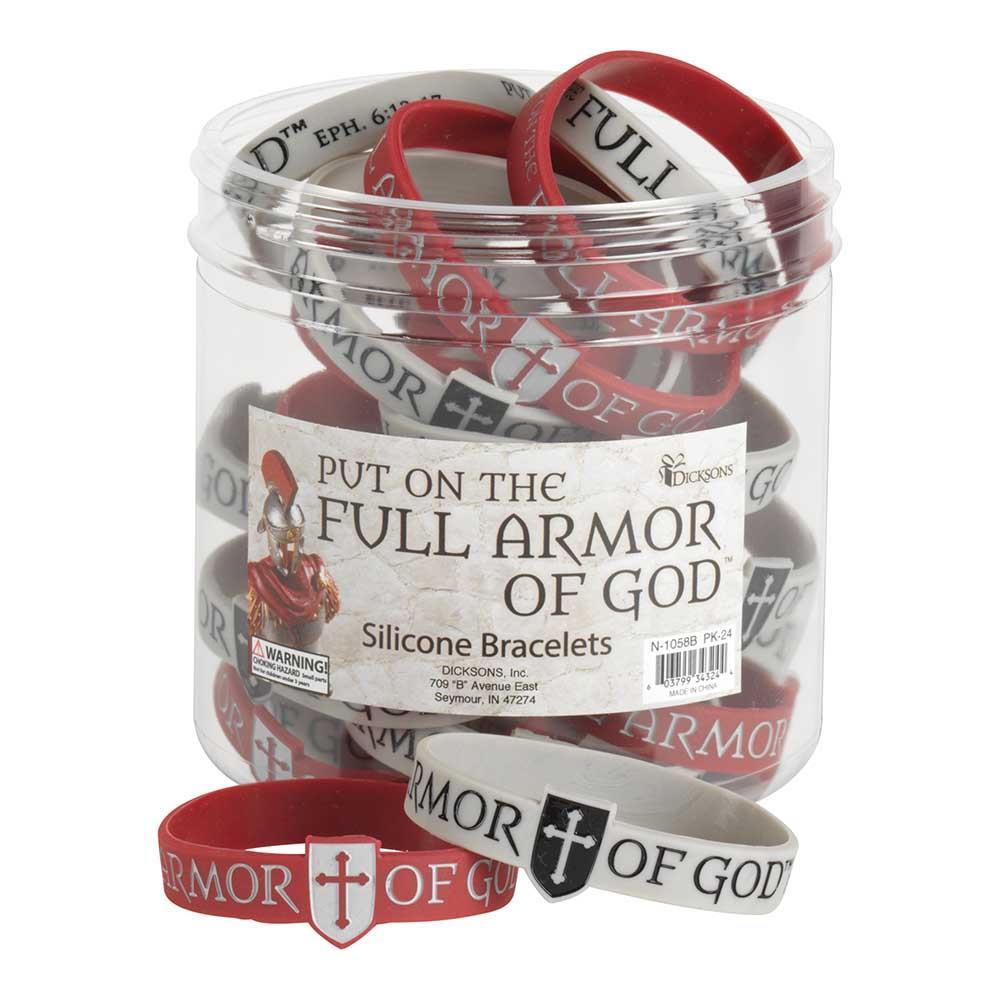 Bracelet/Eph 6:13-17/Full Armor of God/Silicone