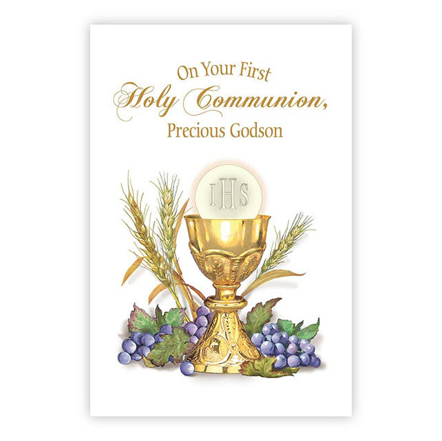 Card-First Communion-Godson