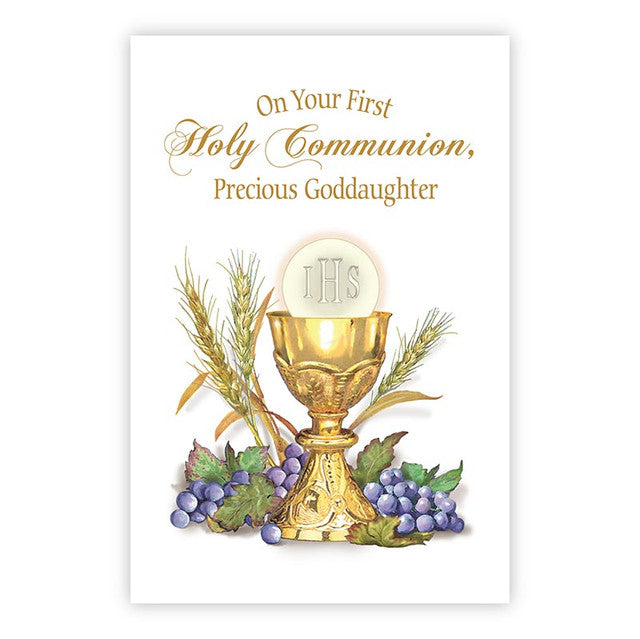 Card-First Communion-Goddaughter