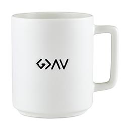 Mug-God Is Greater-Matte White-Cafe