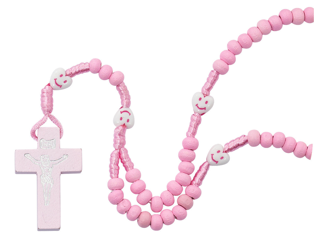 Rosary-Wood-Pink-Kids-10"