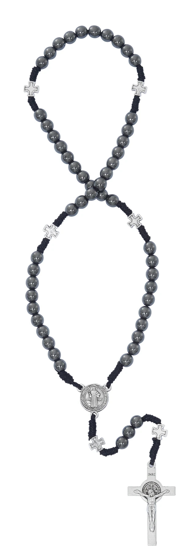 Rosary-6MM-Hematite-Benedict