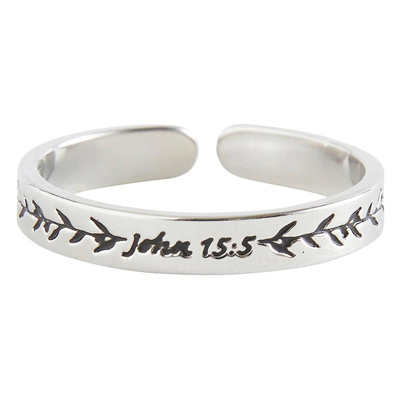 Ring-Jesus Is The Vine-Gold & Silver