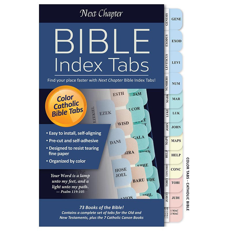 Bible Tabs-Catholic-Pastel
