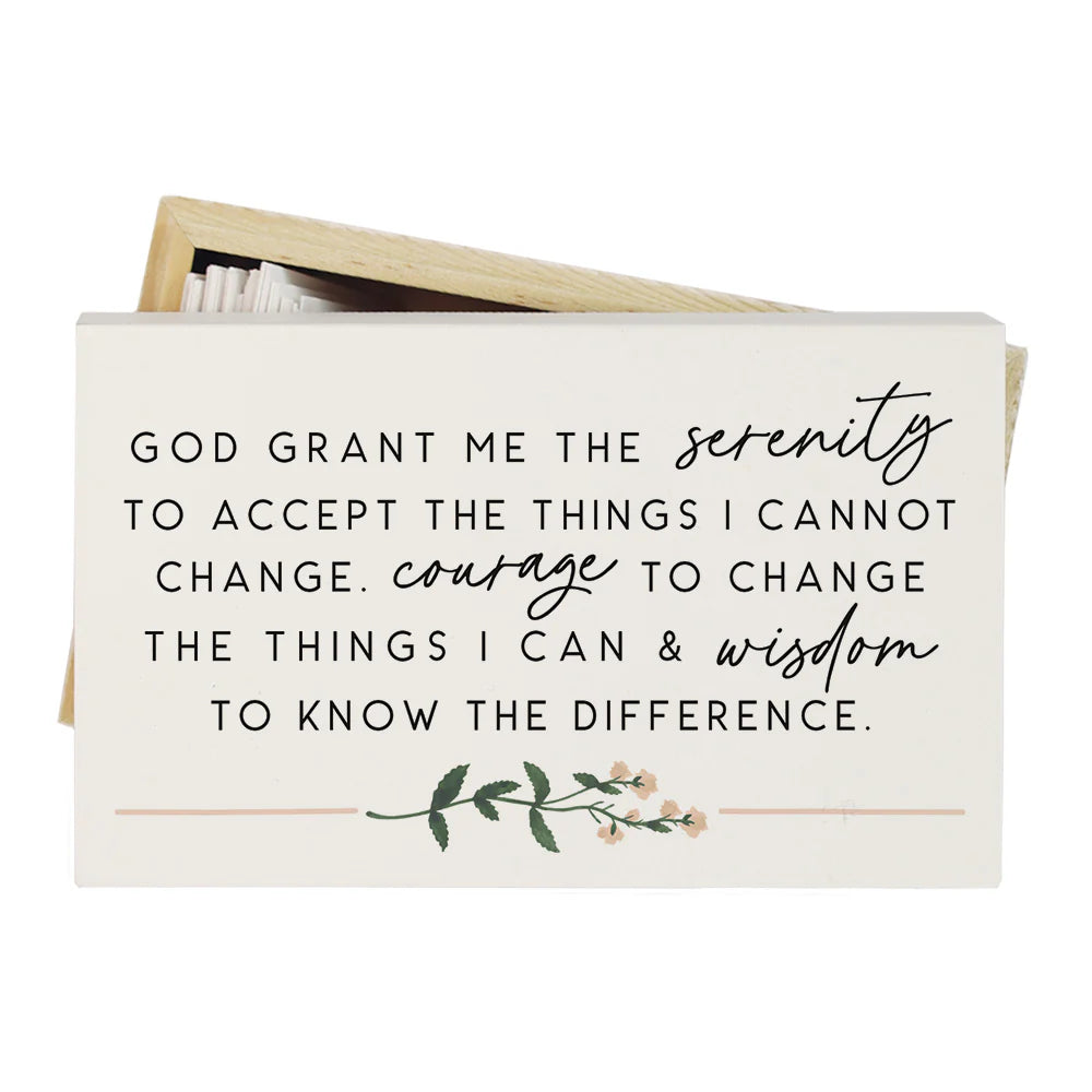 Prayer Box-Serenity Prayer-God Grant Me