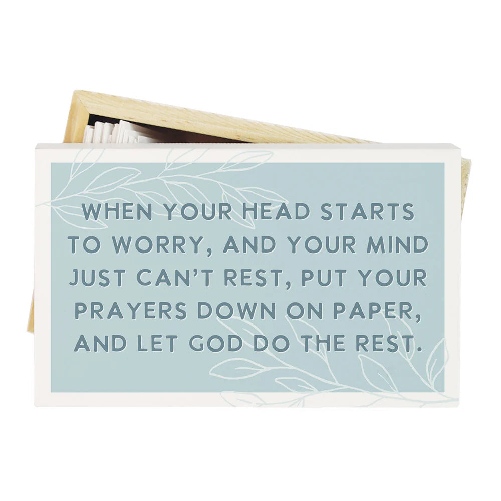 Prayer Box-When Head Starts To Worry-Let God