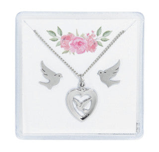 Necklace & Earing Set-Holy Spirit