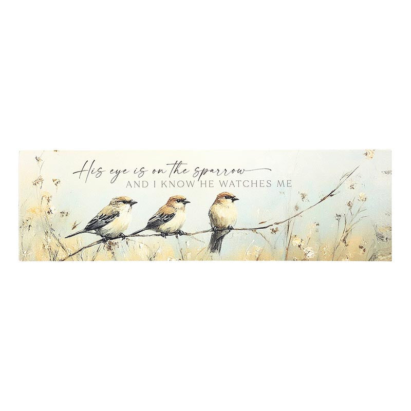 Plaque-His Eye Is On The Sparrow