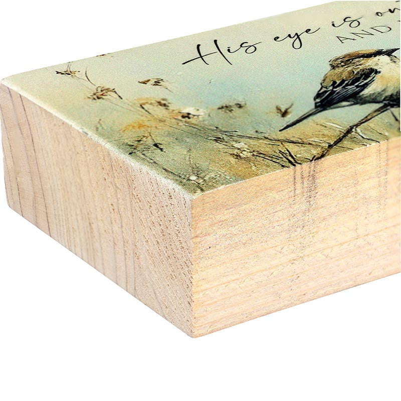 Plaque-His Eye Is On The Sparrow
