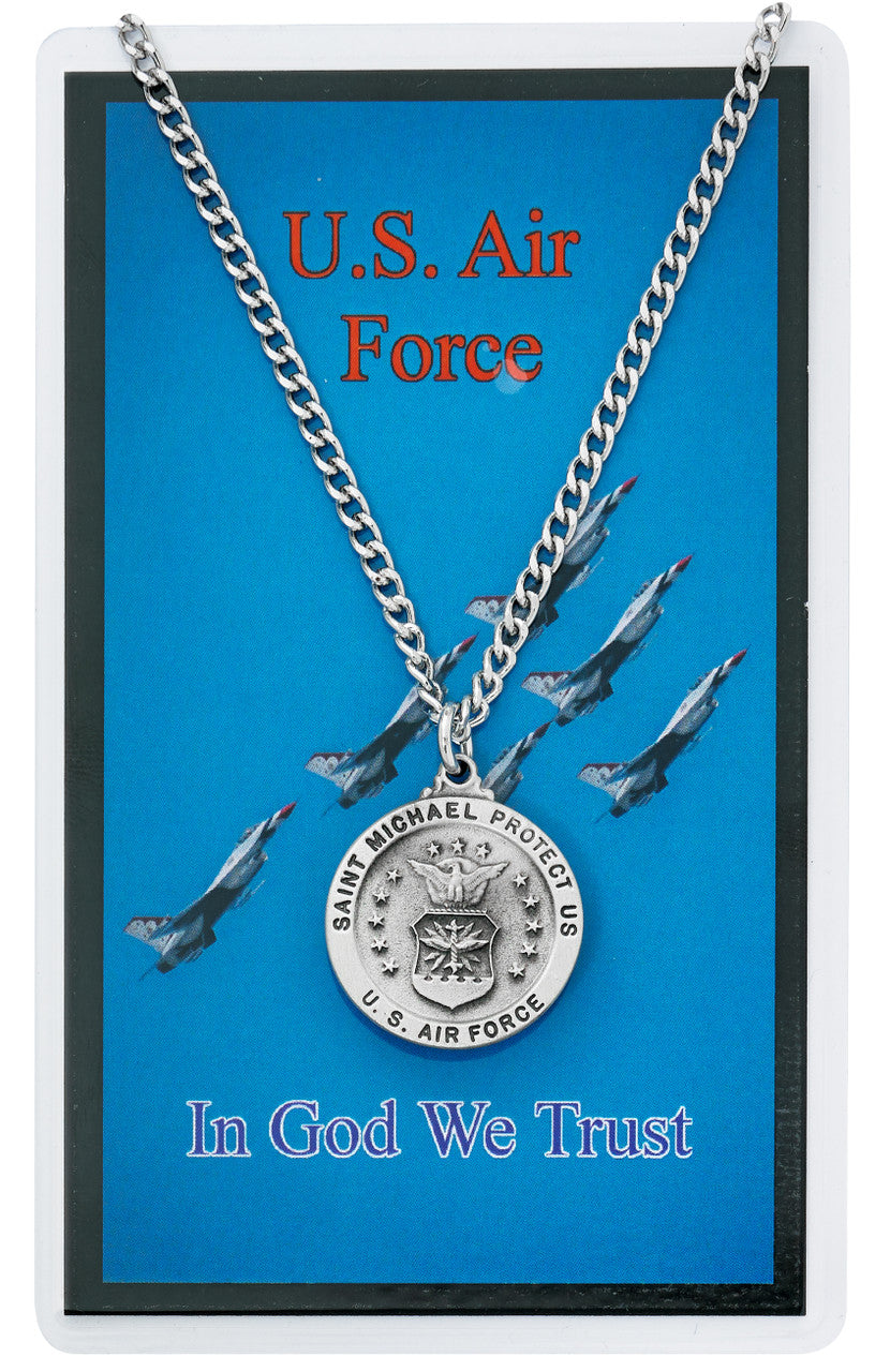 Necklace/Air Force Prayer/St Mi